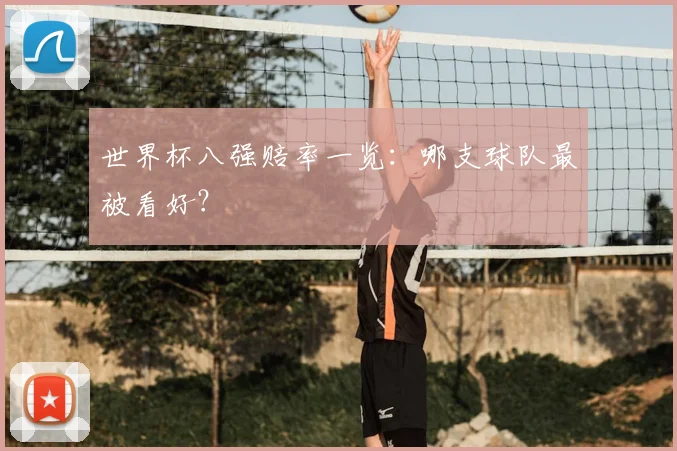 世界杯八强赔率一览：哪支球队最被看好？